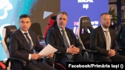 Mihai Chirica (primul din stânga) susține că a fost amenințat din Rusia în timpul obținerii licenței pentru organizarea campionatului mondial de esports. 