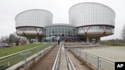 France - A view of the European Court of Human Rights in Strasbourg, Janury 26, 2023. 