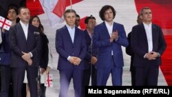 Ираклий Гарибашвили, Бидзина Иванишвили, Ираклий Кобахидзе и Мамука Мдинарадзе