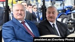 Кіраўнікі Беларусі і Азэрбайджану Аляксандар Лукашэнка і Ільхам Аліеў. Баку, 16 траўня 2024 году. Ілюстрацыйнае фота 