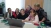 Moldova, Digitization lessons for elderly people in Izvoare village, Falesti district