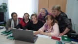 Moldova, Digitization lessons for elderly people in Izvoare village, Falesti district