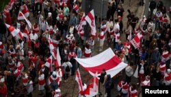 Протести во Белорусија откако авторитарниот лидер Александар Лукашенко беше прогласен за победник на изборите, Минск, 23 август 2024