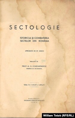 Sectologie (coperta volumului din 1943)