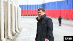 Глава Чечни Рамзан Кадыров перед церемонией инаугурации Владимира Путина в Большом Кремлевском дворце, 7 мая 2024 г.