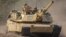 Un tanc Abrams al armatei SUA la manevre în Polonia, în 2023. România spune că grație creditelor americane va fabrica muniție pentru acest tanc, pe scară largă. 