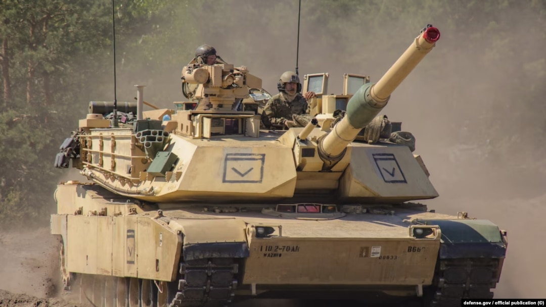 Tanc Abrams M1 din dotarea Armatei SUA. 