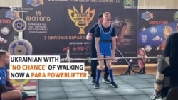 Ukrainian With 'No Chance' Of Walking Now A Para Powerlifter