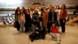 Ukrainians Students On Tour In EU Parliament As Kyiv Hopes For Accession Talks GRAB