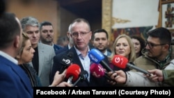 Arben Taravari nga Aleanca për Shqiptarët, ka shpallur kandidaturën e tij për president të Maqedonisë së Veriut. 
