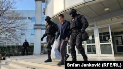 Јужнокорејскиот државјанин До Квон го напушта затворот во Подгорица по отслужување на четиримесечната казна на која беше осуден во Црна Гора за користење фалсификуван пасош, 23 март 2024 г.