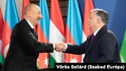 Vele nem kell a jogállamiságról beszélgetni: Orbán Viktor és İlham Əliyev azeri elnök sajtótájékoztatója 2023. január 30-án