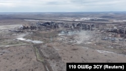 Панорама на коксохімічний завод, зруйнований після атак на Авдіївку. 19.02.2024