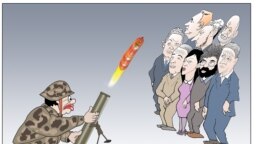 Predrag Koraksic CORAX Cartoon on political lifein Serbia
