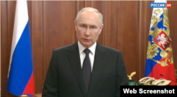 In a video address on June 24, Russian President Vladimir Putin vowed to do "everything to protect the country."