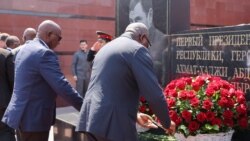 Посещение президентом Гвинеи-Бисау Сисоку Эмбало мемориала в Чечне