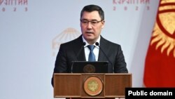 Kyrgyz President Sadyr Japarov (file photo)