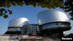 France - The building of the European Court of Human Rights is seen ahead of the start of a hearing in Strasbourg, September 11, 2019. 