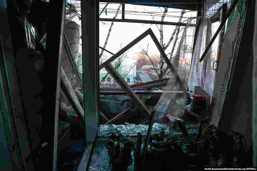 Пошкоджена квартира у Солом&#39;янському районі міста Києва