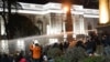 Вечером 7 марта у здания парламента Грузии произошли столкновения протестующих с полицией, в результате чего силовики применили слезоточивый газ и водометы