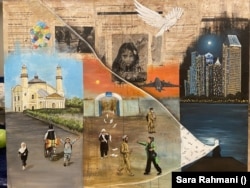 Un tablou fără titlu de Sara Rahmani