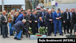 Predstavnici RS-a u bivšoj Dobrovoljačkoj ulici u Sarajevu, 3. maj 2023.