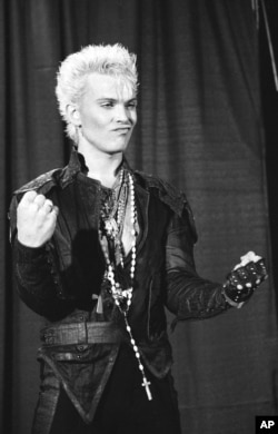  Били Айдъл на MTV Video Music Awards, Ню Йорк, 1984 година 