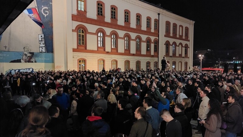 Protest desničara u Beogradu zbog evropskog plana za Srbiju i Kosovo