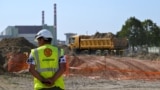 A Paks II. atomerőmű építési területe a helyszínen tartott sajtóbejárás napján, 2023. szeptember 22-én (képünk illusztráció)
