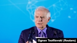 Shefi i diplomacisë së Bashkimit Evropian, Josep Borrell. Ohër, 18 mars 2023.