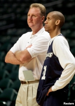  Лари Бърд като треньор на Индиана 