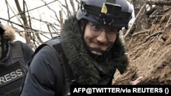 9 травня на Донеччині загинув відеожурналіст французької інформаційної агенції AFP Арман Сольден