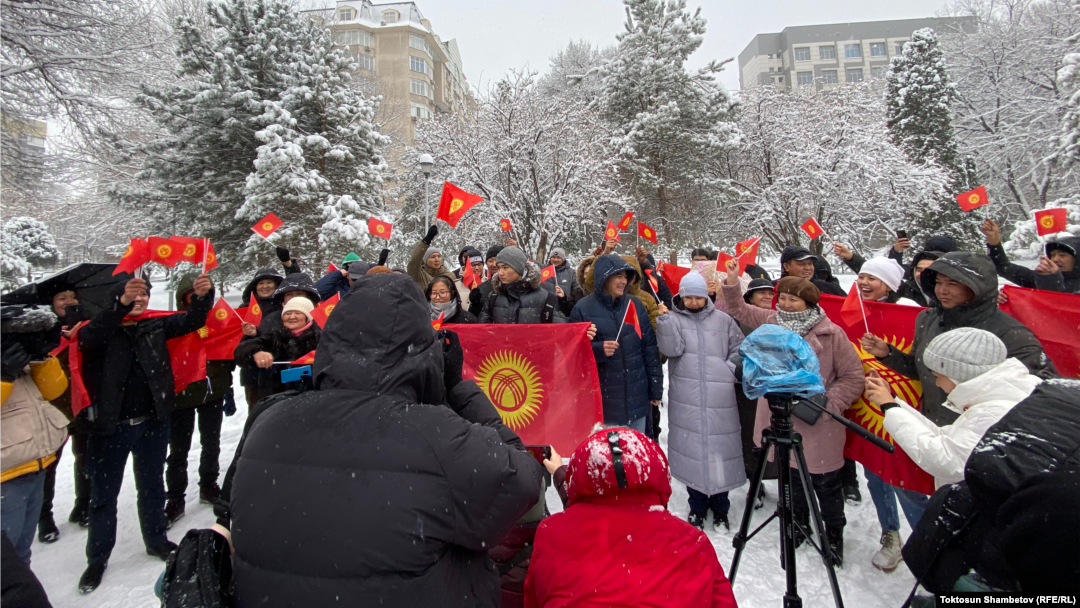 Мамлекеттик тууну өзгөртүүгө каршы митинг. 09.12.2023