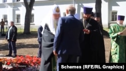 Патріарх Кирило нагороджує Богуслаєва