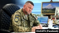 The commander in chief of Ukraine's armed forces, Valeriy Zaluzhniy (file photo)