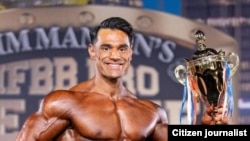 افغان لوبغاړی علي بلال چې پخوا یې مستر المپیا ته لاره پیدا کړې