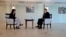 KOSOVO: DAS Gabriel Escobar in an interview with RFE/RL journalist, Doruntina Baliu in Ohrid, North Macedonia on March 18 during the Kosovo-Serbia talks