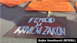 Protest protiv femicida u Banjaluci, BiH, 11. oktobar 2023.