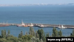 Морський порт у Феодосії. Крим, жовтень 2023 року