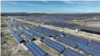 Stolac, Bosnia and Herzegovina (March 17, 2023) Various of drone footage of solar power plant (Reuters) 