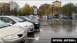La Iași, aproape toate locurile de parcare erau ocupate, deși aplicația inteligentă arăta că sunt 21 libere.