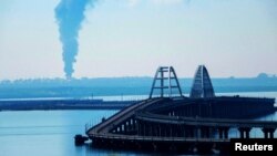 Пожежа на нафтобазі біля Керченського мосту 3 травня 2023 року