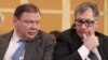 Mihail Fridman (stânga) și Piotr Aven au fost incluși pe listele de sancțiuni după începerea invaziei rusești în Ucraina, în 2022. 