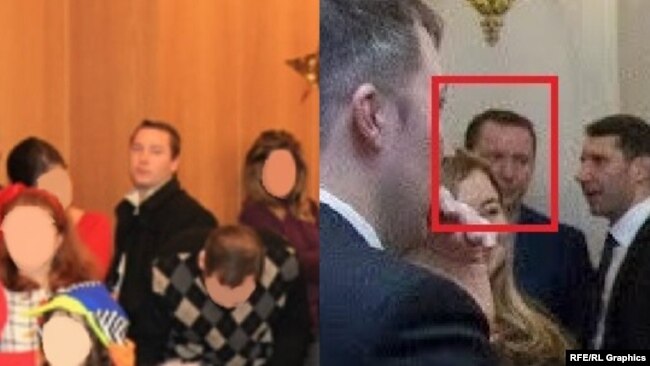 Павлов на снимки от новогодишно парти в училище в Женева през 2011 г.