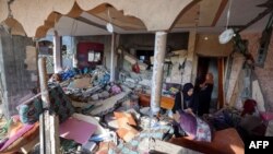 Разрушеният дом на семейство от Рафах