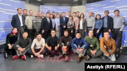 Коллектив "Азаттыка". Бишкек, ноябрь 2021 года. 