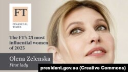 Перша леді України Олена Зеленська увійшла до щорічного списку найвпливовіших жінок світу за версією Financial Times