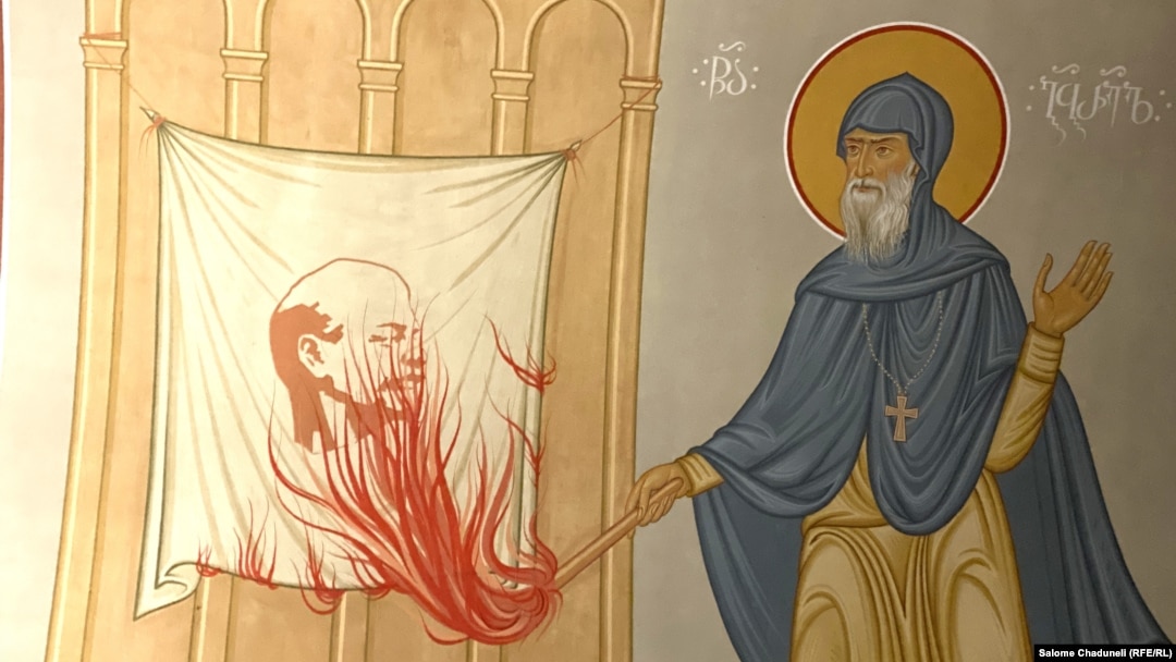 Lenin In Hell: The Communists Depicted Burning In Georgia's Churches