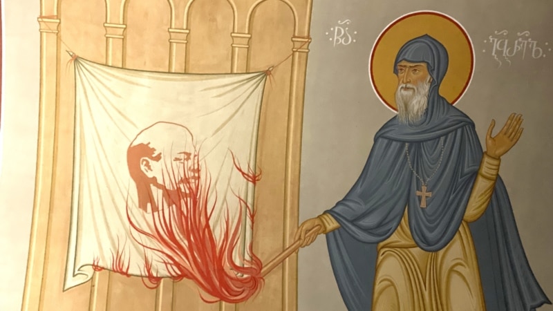 Lenjin u paklu: Komunisti prikazani kako gore u crkvama u Gruziji