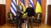 UKRAINE – President of Ukraine Volodymyr Zelenskyy and Prime Minister of Greece Kyriakos Mitsotakis (L). Odesa, March 6, 2024